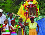 Cofradía del Espíritu Santo de los Congos de Villa Mella. . Fotografía tomada de ich.unesco.com
