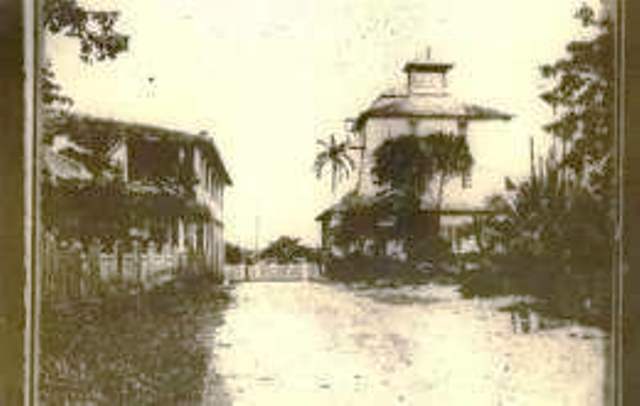 Slave quarters of Carolina sugar mill. Historic picture.. CPPC Cienfuegos