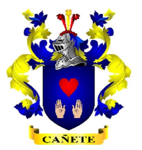 District of San Vicente de Cañete. Coat of armas of San Vicente de Cañete. 