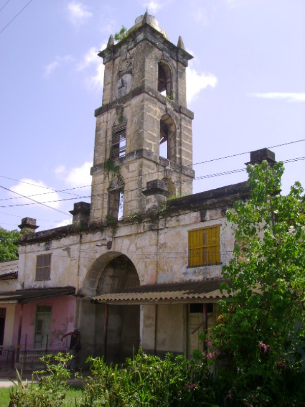 Álava sugar mill. Main view of the tower. CPPC Matanzas