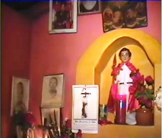 Sarandunga. Altar of Saint John the Baptist.. 