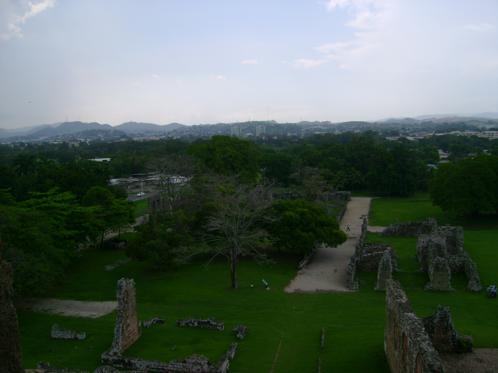 House of the Genovese ,  View of vestiges and streets of Old Panama . Photo: Yahaira Núñez Cortés