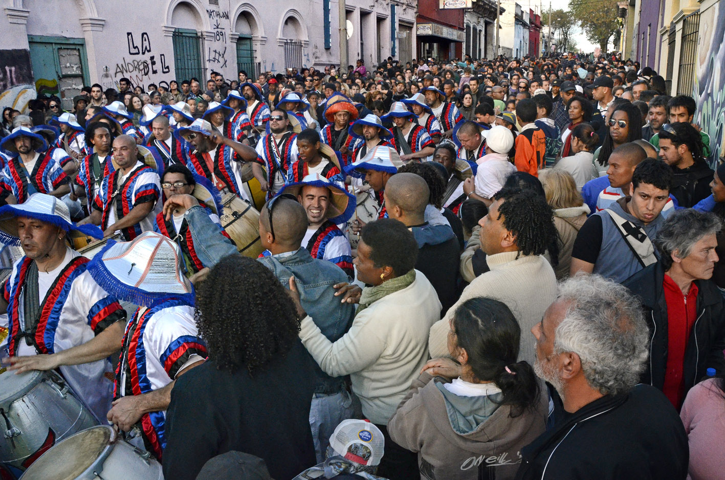 The Candombe and its social and cultural space: a community practice ,  Candombe. Images. Heritage calls, 2011  . Photo: Rodrigo López-CPCN (Commission of Cultural Heritage of the Nation), 2011