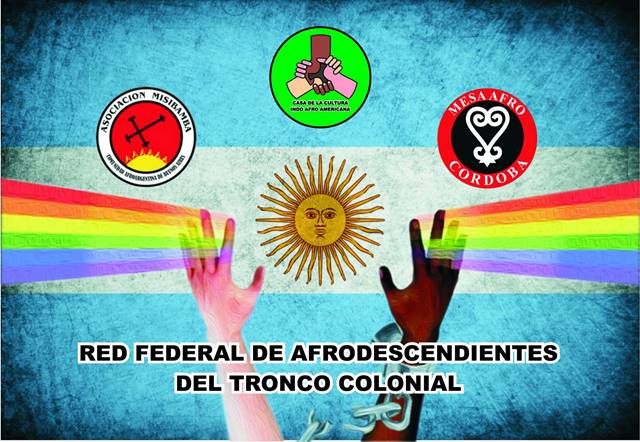 “Tambor Abuelo”  Federal Network of Afro Argentineans of Colonial Stock. Flag Federal Network. Photo: Researcher Norberto Pablo Cirio