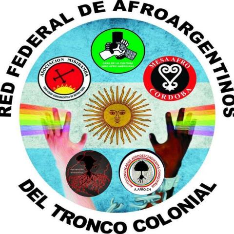 Red Federal de Afroargentinos del Tronco Colonial “Tambor Abuelo”. Escudo Red Federal. Foto: Investigador Norberto Pablo Cirio