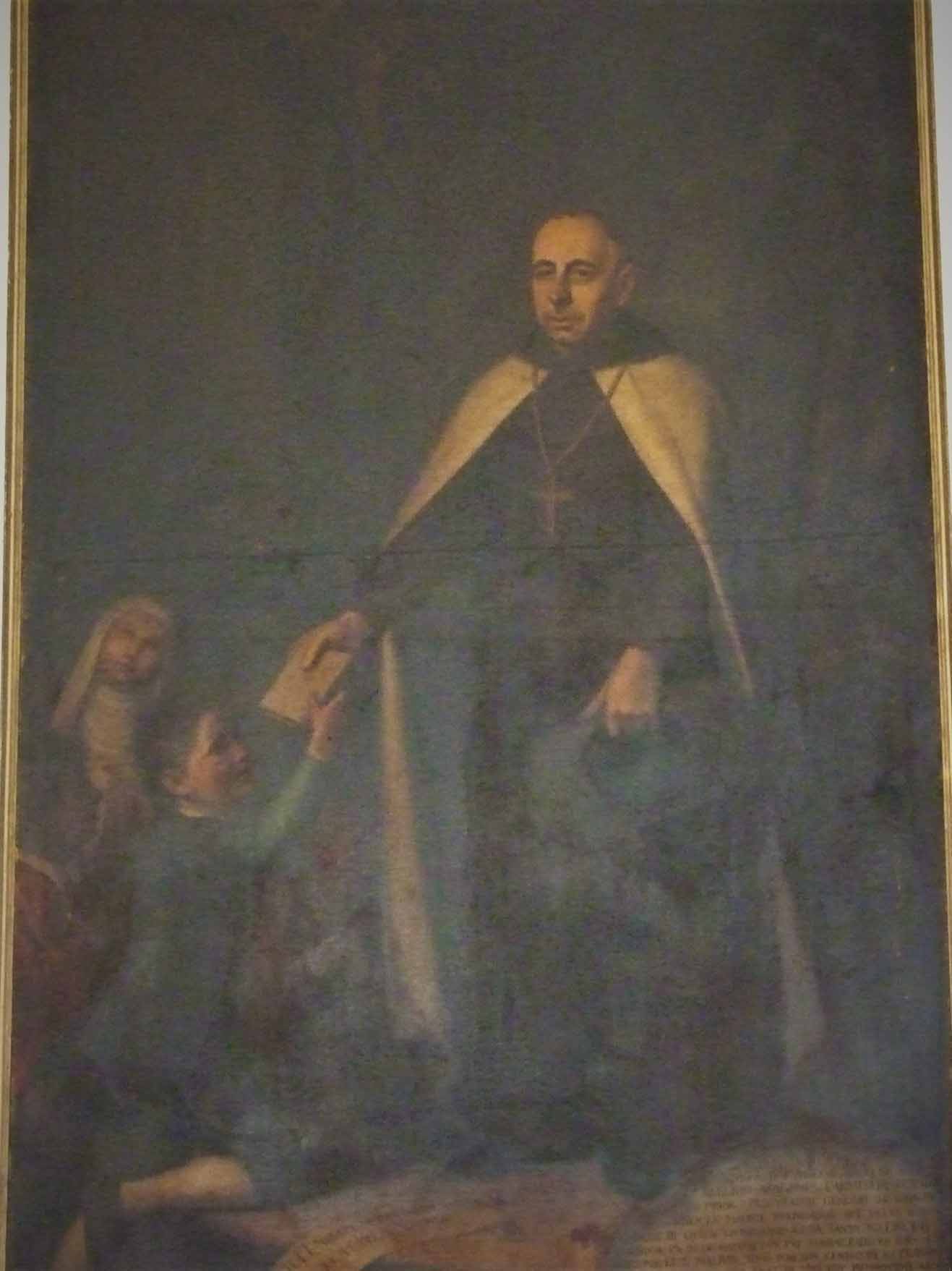 . Portrait of Bishop San Alberto with children. Photo: San Alberto Museum