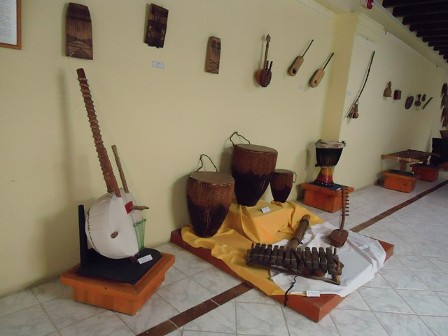 House of Africa Museum. Display of musical instruments. Photo: House of Africa