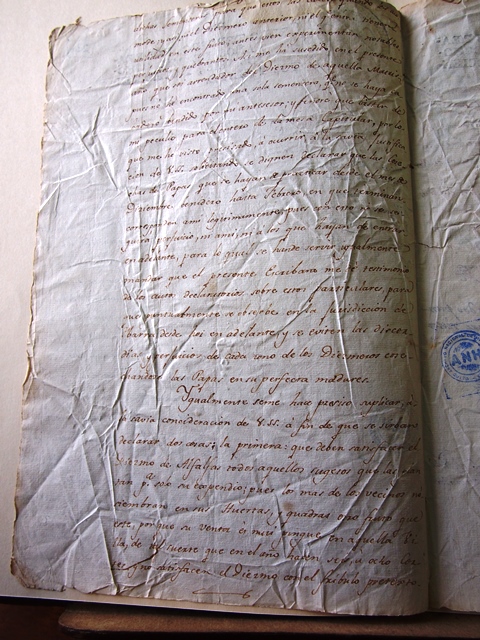 Manuscript. Request from the Revenue Collector from Ibarra. Heritage document. In the series Tithes, Box No. 10, Record No. 15, number of pages 3. 