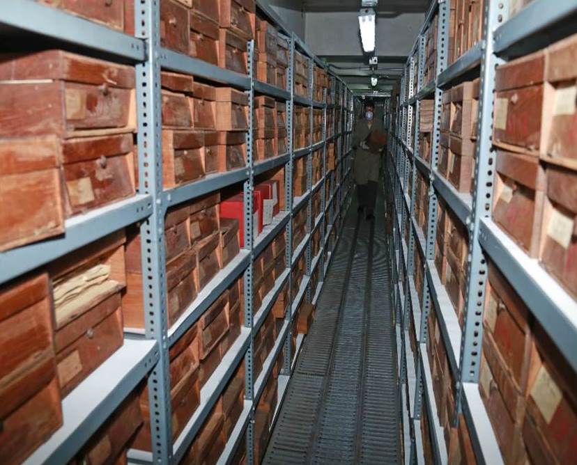 . The AGN’s repositories and digitalization rooms
. 