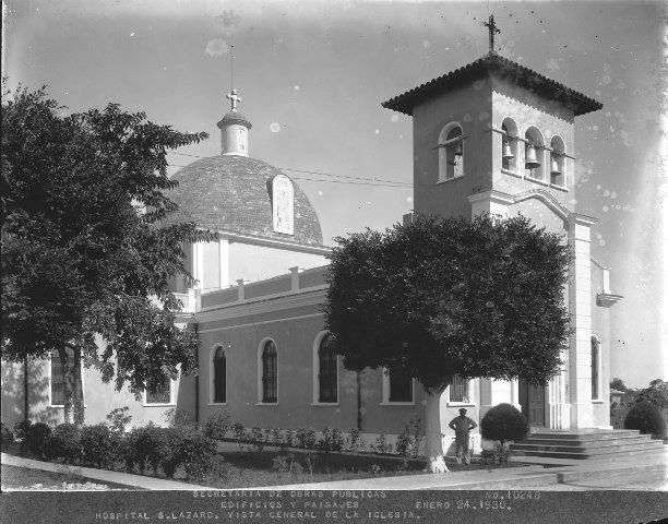 Saint Lazarus National Sanctuary ,  Historical image of Church and Leprosarium . Photo: National Restoration Award File