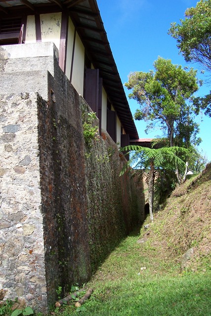La Isabelica Museum. Detail of the foundation. Photo: Nilson Acosta