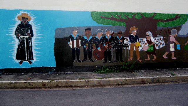 Ereguayquin. Mural painting in Ereguayquin. Photo: José Heriberto Erquicia