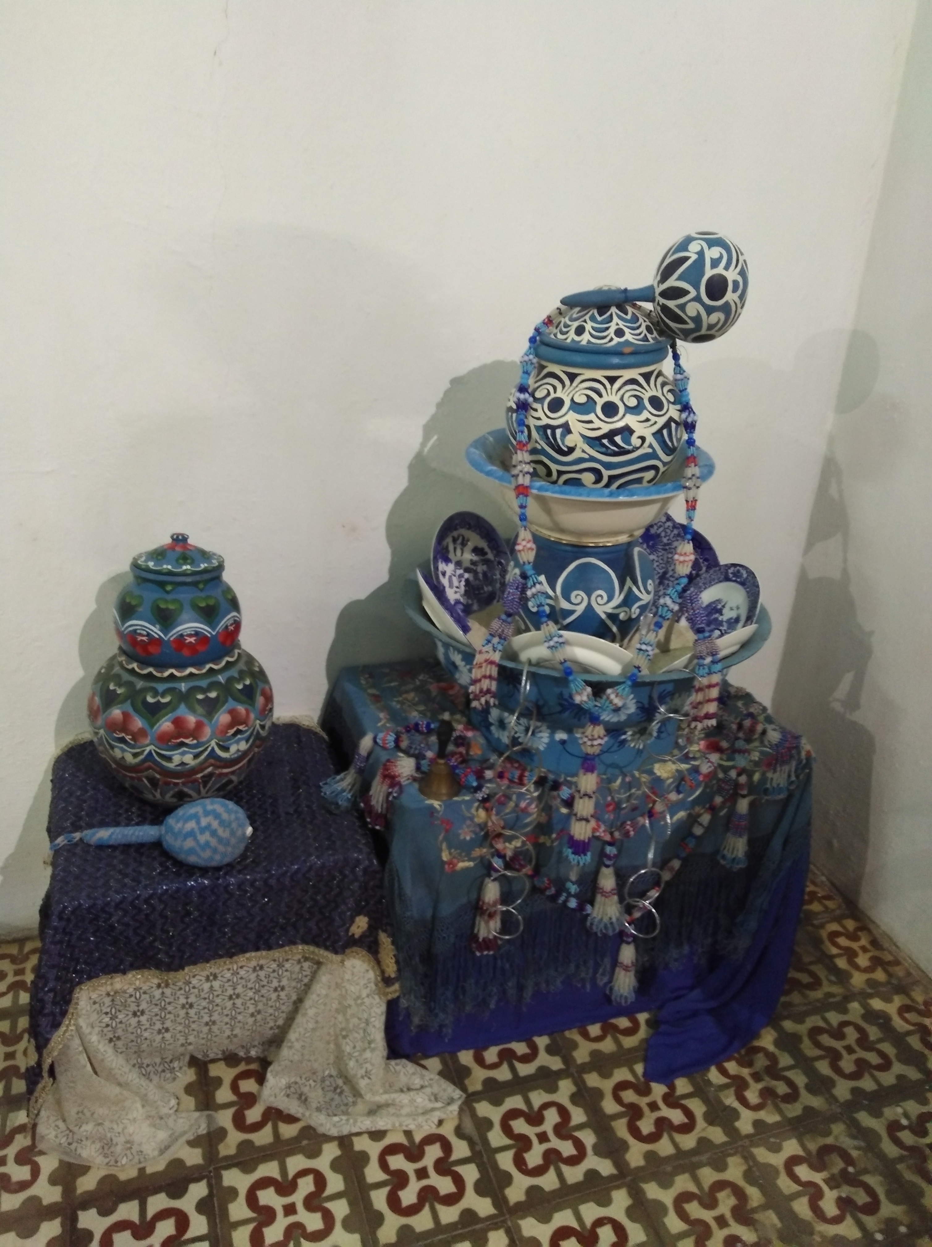 Museo Municipal de Madruga. Colección de artefactos etnológicos de religiones afrocubanas. Foto: Nilson Acosta