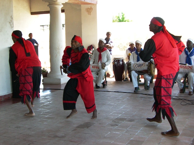 Castle of San Severino “The Slave Route Museum". Performance of folkloric music and dance groups . Photo: Nilson Acosta