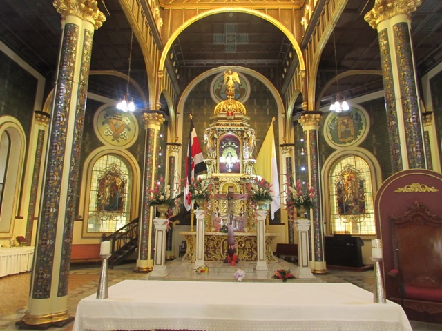 La Puebla de los Pardos. Vista del Altar de la Virgen de  los Ángeles
. Fotografía Yahaira Núñez Cortés