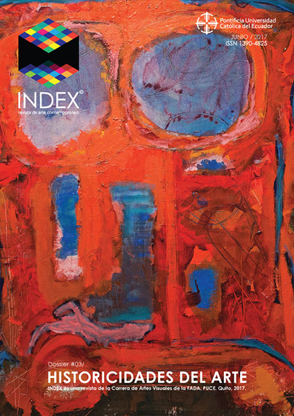 Pontifical Catholic University of Ecuador. Cover INDEX magazine. 
