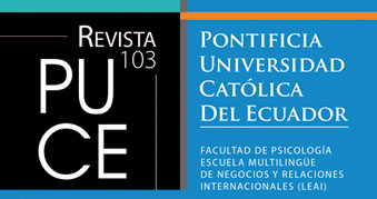Pontificia Universidad Católica de Ecuador. Portada Revista PUCE. 