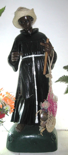 Ereguayquin. Saint Benedict of Palermo, Patron Saint of Ereguayquin, Usulután. Photo: José Heriberto Erquicia