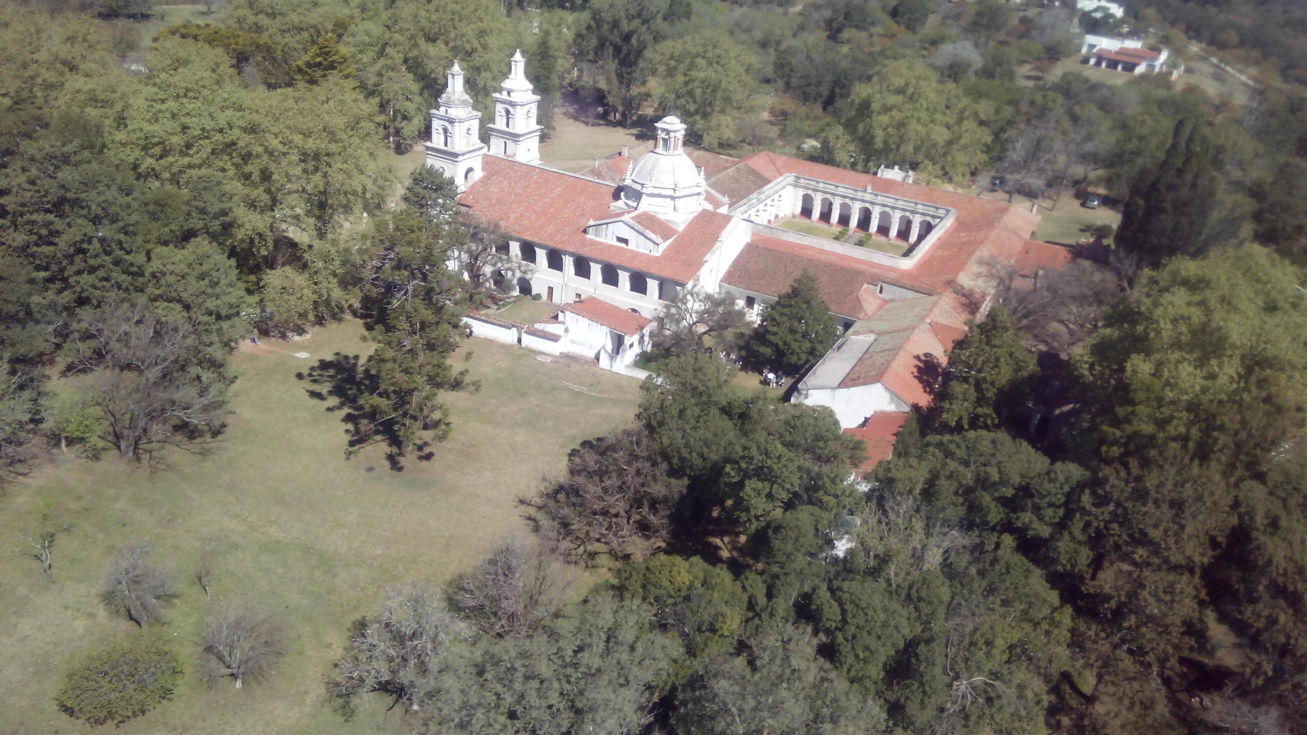 Santa Catalina Jesuit Estate. Aerial view of Santa Catalina. . Photo:  Hernán López Villagra