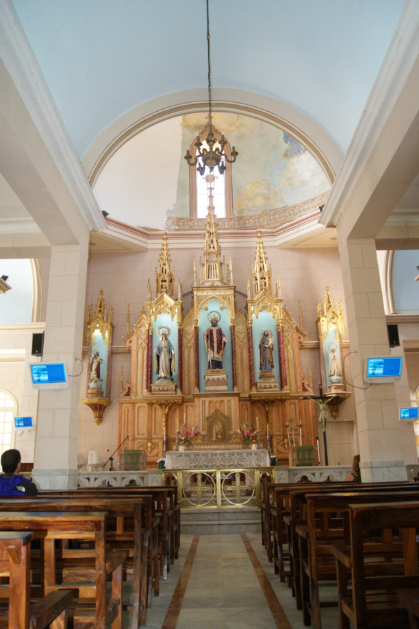 Saint Lazarus National Sanctuary. View of main altar . Photo: National Restoration Award File